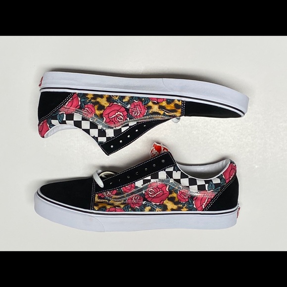 Vans Old Skool Rose Animal Print 